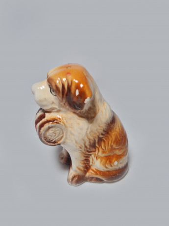 Marilys Декоративная фигурка-перечница "Сенбернар - собака-поводырь", 9 x 7,5см, Германия, 1960-70гг.