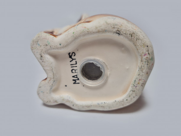 Marilys Декоративная фигурка-перечница "Сенбернар - собака-поводырь", 9 x 7,5см, Германия, 1960-70гг.