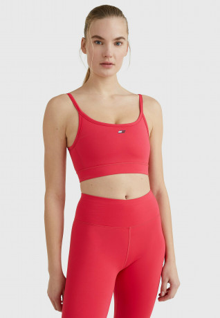 Tommy Hilfiger LIGHT INTENSITY OPEN BACK BRA Light support sports bra pink splendor LIGHT INTENSITY OPEN BACK BRA Спортивный бюстгальтер с легкой поддержкой розовое великолепие