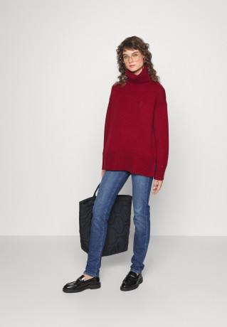 Tommy Hilfiger ROLL-NK Jumper rouge РОЛЛ-НК джемперы румяна