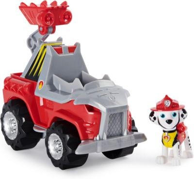 Spin Master PAW Patrol Dino Rescue Marshalls Basis Fahrzeug mit Ruckzieh-Mechanismus Базовый автомобиль PAW Patrol Dino Rescue Marshall с выдвижным механизмом.
