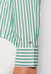 Tommy Hilfiger STRIPE Button-down blouse nola/spring lime STRIPE Блузка на пуговицах нола / весенний лайм