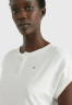 Tommy Hilfiger SIGNATURE TAPE  Pyjama top ecru SIGNATURE TAPE Пижамный топ экрю