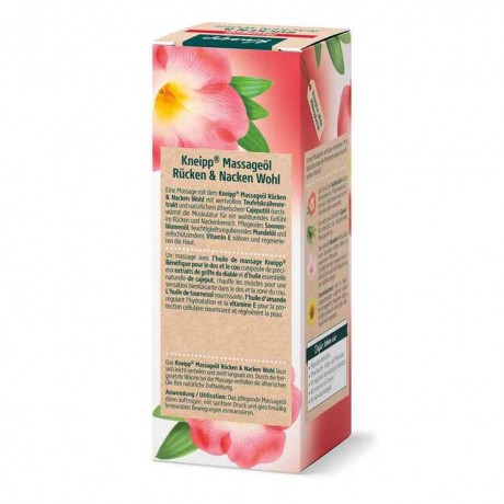 Kneipp (Кнайпп) Massageol Rücken & Nacken Wohl, Массажное масло для здоровья спины и шеи 100 мл