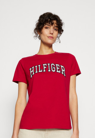 Tommy Hilfiger VARISTY HILFIGERC Print T-shirt royal berry VARISTY HILFIGERC Футболка с принтом королевская ягода