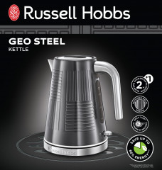 RUSSELL HOBBS RUSSELL HOBBS Wasserkocher Geo Steel 25240-70, 1,7 l, 2400 W  Чайник RUSSELL HOBBS Geo Steel 25240-70, 1,7 л, 2400 Вт