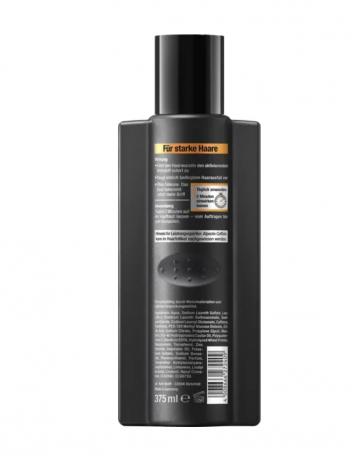 Alpecin Coffein Shampoo C1 Black Edition, Шампунь с кофеином, укрепляет корни волос, 375мл