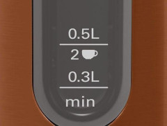 BOSCH BOSCH Wasserkocher TWK4P439 DesignLine, 1,7 l, 2400 W Orange Чайник BOSCH TWK4P439 DesignLine, 1,7 л, 2400 Вт