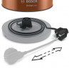 BOSCH BOSCH Wasserkocher TWK4P439 DesignLine, 1,7 l, 2400 W Orange Чайник BOSCH TWK4P439 DesignLine, 1,7 л, 2400 Вт