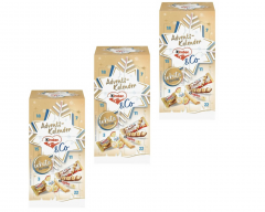 Ferrero Kinder &amp; Co. White Adventskalender 2025 3stk Адвент-календарь Белый, 24 сладких сюрприза, 3 штуки х 263 грамма