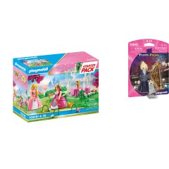 PLAYMOBIL 2er Set: 70819 Starter Pack Prinzessinnengarten + 70857 Harfenspielerin Набор из 2 предметов: 70819 Стартовый набор «Сад принцессы» + 70857 Арфист