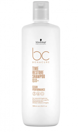 Schwarzkopf BC Bonacure Q10+ Time Restore Shampoo 1000 ml Шампунь для волос, 1000 мл