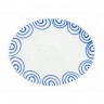 Gmundner Keramik Gmundner Keramik Blaugeflammt Platte oval 33x26x2,5 cm Gmundner керамическая тарелка с синим пламенем овальная 33x26x2,5 см
