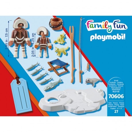 PLAYMOBIL PLAYMOBIL 70606 Geschenkset Eisangler PLAYMOBIL 70606 Подарочный набор для подледной рыбалки