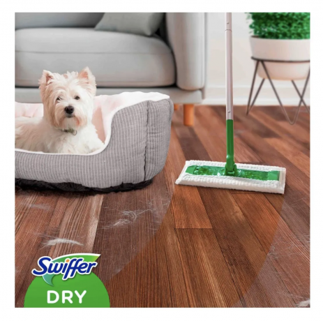 Swiffer dry refills aroma Clean and Fresh, 90st x 2packs, Сменные салфетки для швабры для сухой уборки полов с ароматом чистоты и свежести  90шт х 2 упаковки