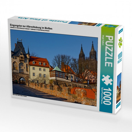 CALVENDO Puzzle CALVENDO Puzzle Eingangstor zur Albrechtsburg im Meissen Пазл CALVENDO Puzzle Входные ворота в Альбрехтсбург в Мейсене