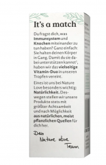 Nature Love Vitamin D3 &amp; K2 Tropfen 30ml, Витамин D32 5 мкг + Витамин K2 20 мкг на суточную дозу (1 капля), 30 мл