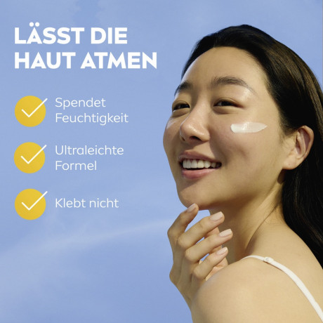 NIVEA SUN Protect & Hydrate UV Serum SPF 50+, 90 ml, Нивеа Солнцезащитная сыворотка для лица, SPF 50+, витамин E и гиалурон, некомедогенная, 90 мл
