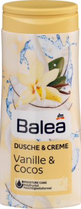 Balea (Балеа) Cremedusche Vanille und Cocos Крем-гель для душа Ваниль и Кокос, 300 мл