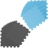 LittleTom Puzzlematte Uni Grau Hellblau 20 Teile Коврик-пазл Uni Grey Light Blue 20 деталей