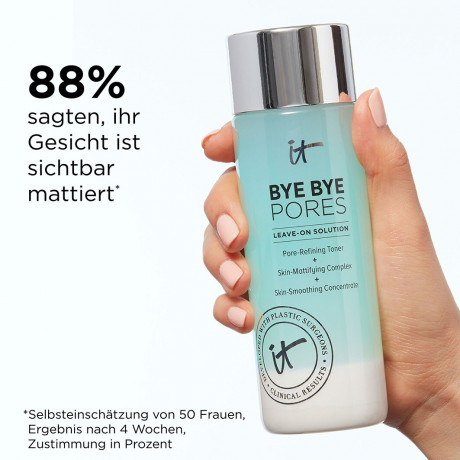 IT Cosmetics Bye Bye Pores Leave-On Solution Gesichtswasser Bye Bye Pores Несмываемый Тоник для Лица