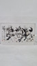 Декоративная 3Д картина в стекле "Лошади. Китай", 18,5 x 3 x 11,5 см, Германия, 1960-70гг.  
