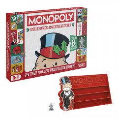 Hasbro Monopoly Spielfiguren Adventskalender 2026, 24 limitierte Figuren und Display, Hasbro Monopoly Адвент-календарь 2026 с 24 лимитированными игровыми фигурками и подставкой-дисплеем