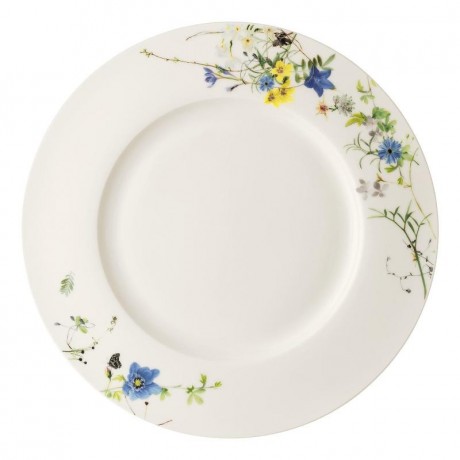 Rosenthal Rosenthal Brillance Fleurs des Alpes Speiseteller Fahne 28 cm Обод для тарелки Rosenthal Brilliance Fleurs des Alpes 28 см