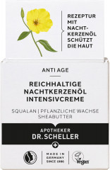 DR.SCHELLER Reichhaltige Nachtkerzenoel Intensivcreme, 50 ml, Dr. Scheller насыщенный интенсивный крем с маслом вечерней примулы, аргановым маслом и календулой для питания и защиты кожи, 50 мл