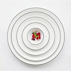 ASA SELECTION ASA A Table Ligne Noire Dessertteller klein d: 14,5 cm Десертная тарелка ASA A Table Ligne Noire малая d: 14,5 см