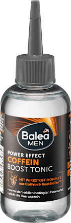 Balea MEN Haar-Tonic Power Effect Coffein Boost, 150 ml, Тоник Power Effect Coffein Boost для кожи головы и ухода при выпадении волос, 150 мл