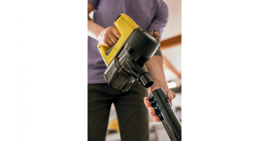 Karcher Karcher VC 4 Cordless myHome, Stielstaubsauger schwarz/gelb schwarz/gelb Karcher VC 4 Cordless myHome, ручной пылесос черный/желтый
