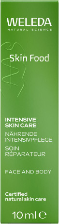 WELEDA Skin Food Intensive Skin Care Reisegroesse, 10 ml, Питательный крем Skin Food для сухой и очень сухой кожи, дорожный формат, 10 мл