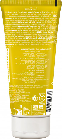 WELEDA Aroma Shower Energy Duschgel, 200 ml, Гель для душа Aroma Shower Energy с имбирём, цитронеллой и кедром, 200 мл