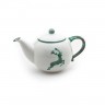 Gmundner Keramik Gmundner Keramik Gruner Hirsch Teekanne glatt 0,5 L / h: 12 cm Керамический чайник Gmundner с зеленым оленем, гладкий, 0,5 л / высота: 12 см