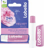 Labello Velvet Rose, Бальзам для губ с маслом ши для питания и смягчения, розовый оттенок и аромат розы, 4,8 г