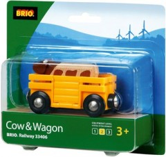 BRIO Tierwagen mit Kuh Повозка с коровой