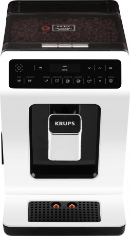 Krups Krups Kaffeevollautomat EA8911 Evidence, inkl. Milchbehalter, intuitiver OLED-Display, intuitiver OLED-Display + Emsa Travel Mug Compact (schwarz) 0,3 l Полностью автоматическая кофемашина Krups EA8911 Evidence, включая контейнер для молока, интуит