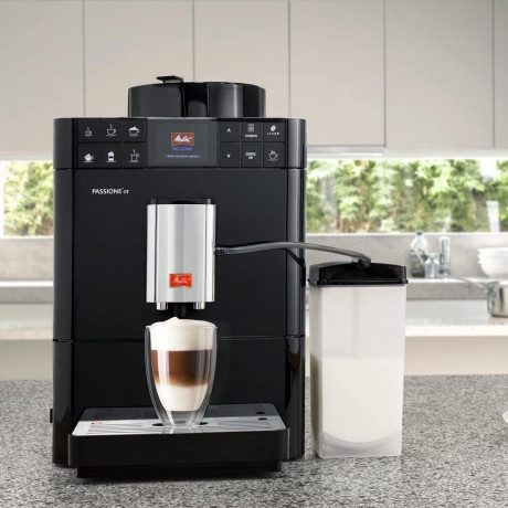 Melitta Melitta Kaffeevollautomat Caffeo Passione, Kaffeevollautomat+Milchbehalter,OneTouch Funktion, Kaffeeautomat Cafemaschine Kaffeemaschine mi Mahlwerk Vollautomat Cafe  Полностью автоматическая кофемашина Melitta Caffeo Passione, полностью автоматиче