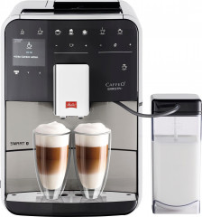 Melitta Melitta Kaffeevollautomat Barista T Smart F 84/0-100, Edelstahl, Hochwertige Front aus Edelstahl, 4 Benutzerprofile  18 Kaffeerezepte  Полностью автоматическая кофемашина Melitta Barista T Smart F 84/0-100, нержавеющая сталь, высококачественная ли