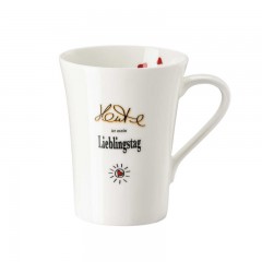 Hutschenreuther Hutschenreuther My Mug Collection Wort - Lieblingstag Becher mit Henkel 0,40 L Hutschenreuther My Mug Collection Word - Кружка Favourite Day с ручкой 0,40 л