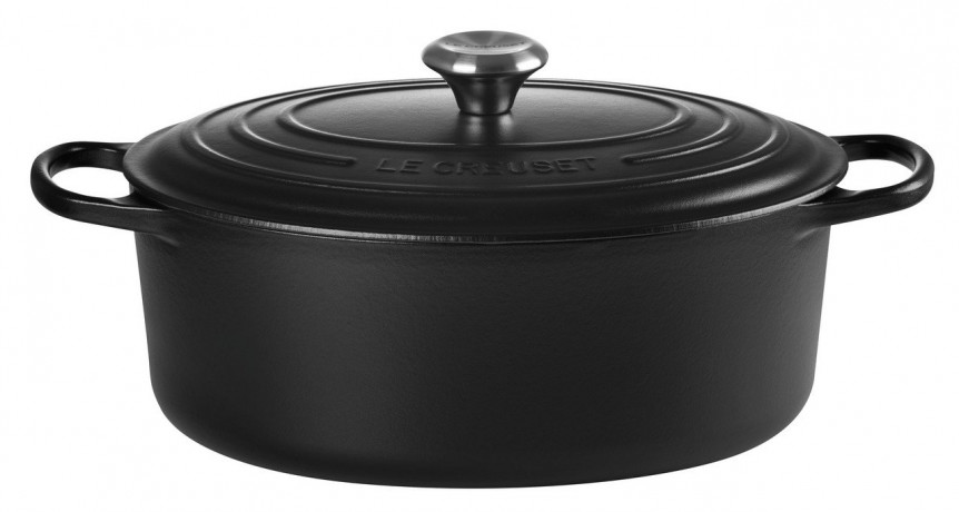 Le Creuset LE CREUSET Br\u00e4ter 27 cm SIGNATURE schwarz LE CREUSET Br>4ter 27 см ПОДПИСЬ