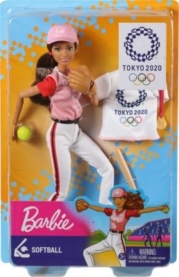 Mattel Barbie Berufe Sport Softball Baseball Puppe Барби профессии спорт софтбол бейсбол кукла