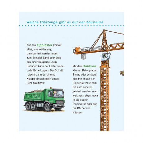 Carlsen Verlag Unkaputtbar Erstes Wissen: Auf der Baustelle Нерушимый Первое знание: На стройке