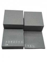 LEGO LEGO 16x16 Bauplatten Hellgrau - 20 Stuck - Light bluish grey 91405 Строительные пластины LEGO 16x16 светло-серые — 20 штук — светло-голубовато-серые 91405