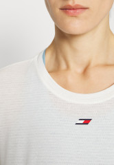 Tommy Hilfiger LONG SLEEVE TEE Long sleeved top ecru LONG SLEEVE TEE Топ с длинными рукавами экрю