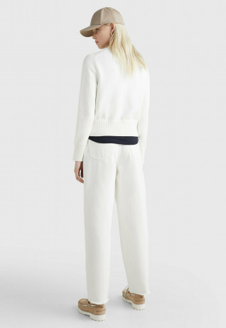 Tommy Hilfiger 1985 COLLECTION REGULAR FIT Jumper ecru КОЛЛЕКЦИЯ 1985 REGULAR FIT — Джемперы экрю