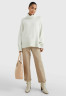 Tommy Hilfiger ROLL-NK Jumper white dove heather РОЛЛ-НК джемперы белый голубь вереск