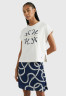 Tommy Hilfiger ROPE LOGO RELAXED FIT  Print T-shirt weathered white ROPE LOGO RELAXED FIT Футболка с принтом выветрившийся белый