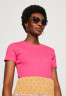 Tommy Hilfiger SLIM CODY  Print T-shirt bright cerise pink SLIM CODY Футболка с принтом ярко-вишнево-розовый